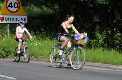 All sorts take part in the Bike Ride!